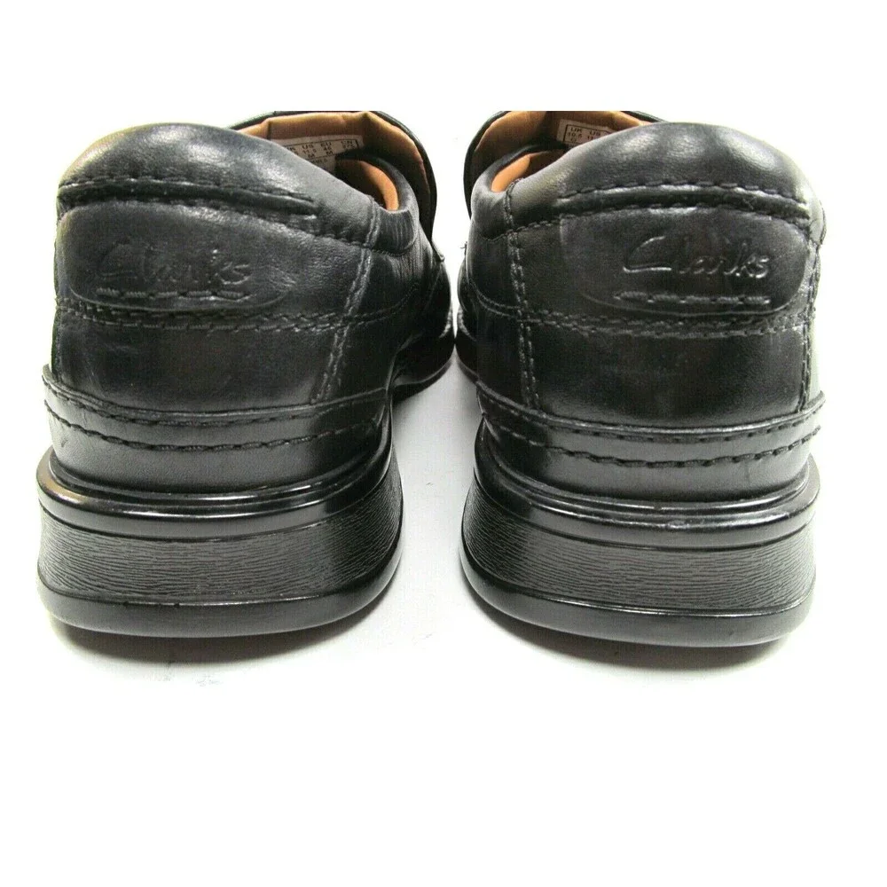 Clarks Bike Toe Leather Loafers Mens Size US 11.5 M